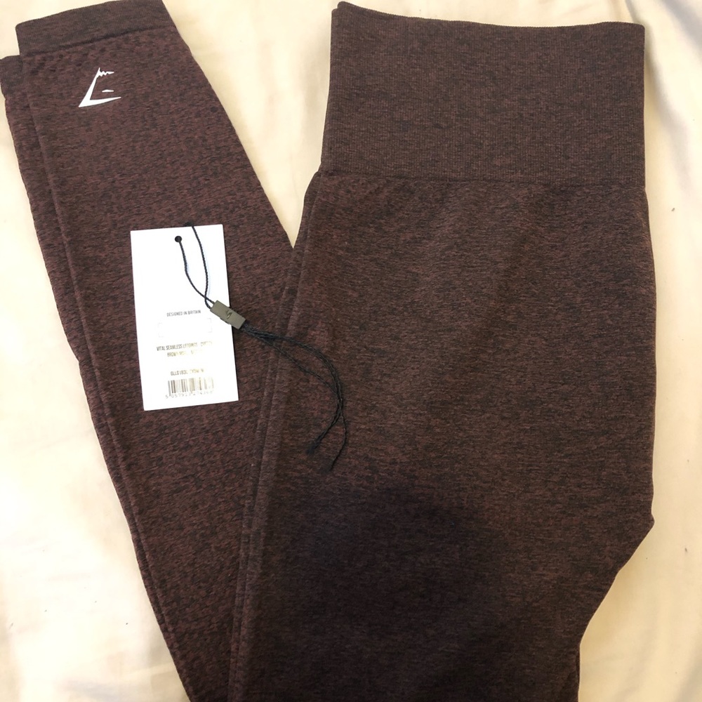 Gymshark brown marl legging